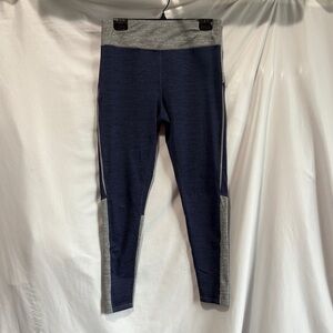 Athletic Works Navy and Gray Leggings LL146